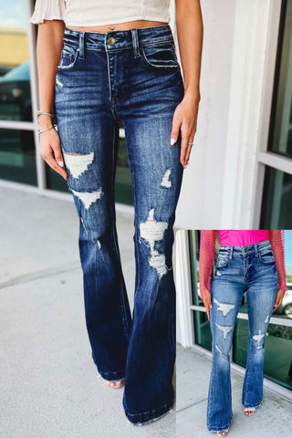 PETRA153 Ashton Flare Jeans 2 colors! - Simply Me Boutique