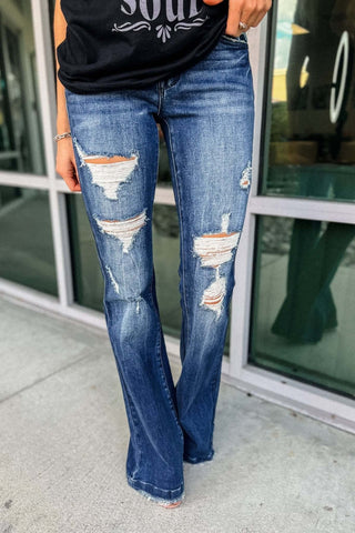 PETRA153 Ashton Flare Jeans 2 colors! - Simply Me Boutique