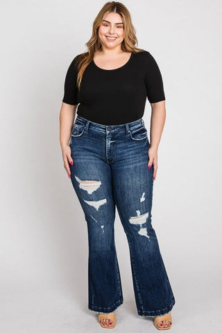 PETRA153 Ashton Flare Jeans 2 colors! - Simply Me Boutique