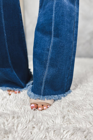 (PREORDER) KANCAN Alyssa High Rise Flare Jeans - Simply Me Boutique
