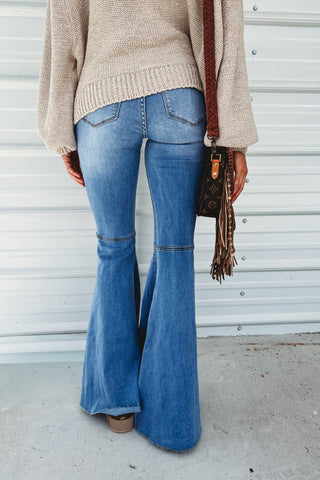 (PREORDER) KANCAN Beverly High Rise Super Flare Jeans - Simply Me Boutique