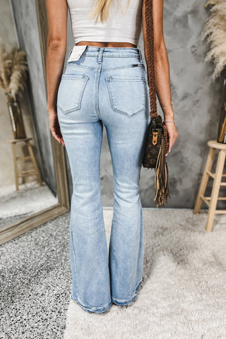 (PREORDER) KANCAN Brandi High Rise Flare Jeans - Simply Me Boutique