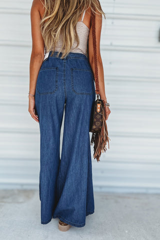 (PREORDER) KANCAN Daria Ultra High Rise Wide Jeans - Simply Me Boutique