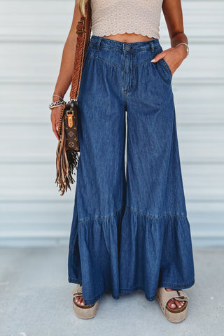 (PREORDER) KANCAN Daria Ultra High Rise Wide Jeans - Simply Me Boutique