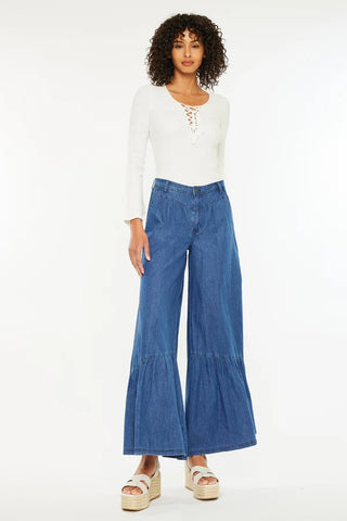 (PREORDER) KANCAN Daria Ultra High Rise Wide Jeans - Simply Me Boutique