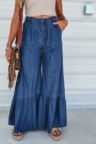 (PREORDER) KANCAN Daria Ultra High Rise Wide Jeans - Simply Me Boutique