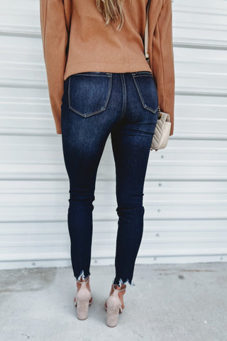 (PREORDER) KANCAN Just Imagine High Rise Jeans Dark Wash - Simply Me Boutique