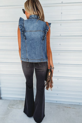 (PREORDER) KANCAN Marcy Ultra High Rise Black Flare Jeans - Simply Me Boutique