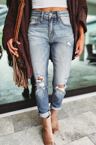 (PREORDER) KANCAN Road Trip Boyfriend Fit Jeans - Simply Me Boutique