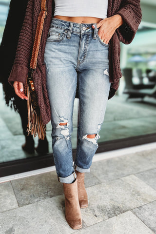 (PREORDER) KANCAN Road Trip Boyfriend Fit Jeans - Simply Me Boutique
