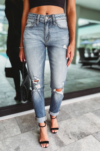 (PREORDER) KANCAN Road Trip Boyfriend Fit Jeans - Simply Me Boutique