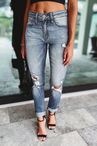 (PREORDER) KANCAN Road Trip Boyfriend Fit Jeans - Simply Me Boutique