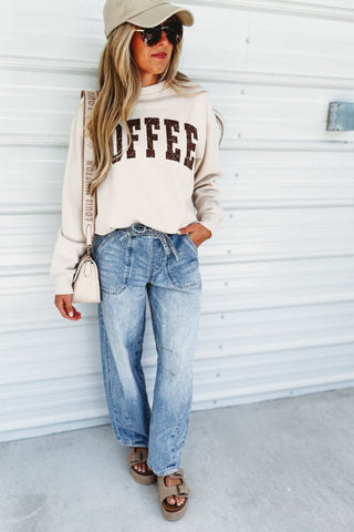 (PREORDER) KANCAN Starlet High Rise Oversized Barrel Jeans - Simply Me Boutique