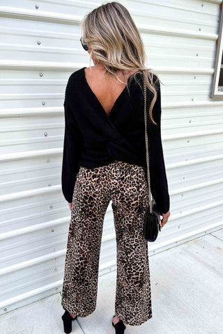 (PREORDER) KANCAN Tilly Ultra High Rise Leopard Wide Leg Corduroys - Simply Me Boutique