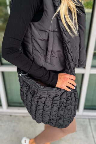 Puffy Quilted Crossbody/Shoulder Bag - Simply Me Boutique