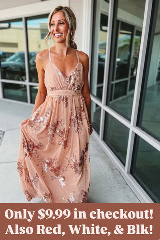 Sequin Maxi Dress 4 COLORS! - Simply Me Boutique