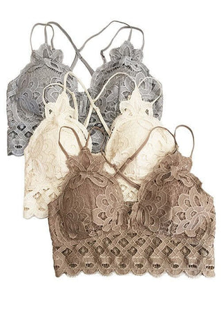 Something Sweet Lace Bralettes 18 Colors! - Simply Me Boutique
