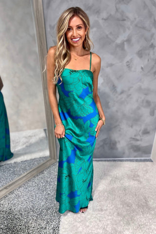 SUGARLIPS Coastal Garden Floral Maxi Dress - Simply Me Boutique