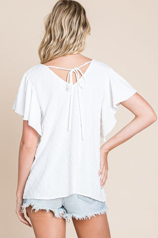 Sweet As Can Be Off White Swiss Dot Top - Simply Me Boutique