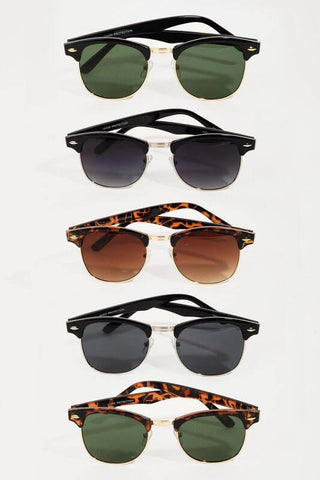 The ANNEMARIE Acetate Round Bottomless Sunglasses - Simply Me Boutique