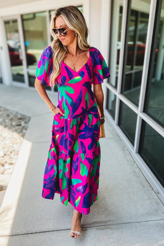 Tropical Muse Maxi Dress - Simply Me Boutique