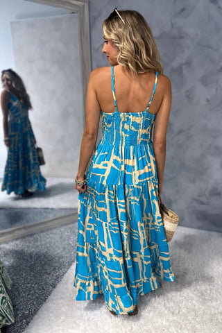 Turquoise Tides Maxi Dress - Simply Me Boutique
