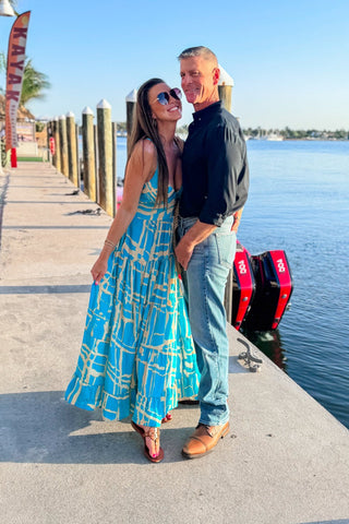 Turquoise Tides Maxi Dress - Simply Me Boutique