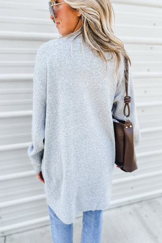 Ultra Soft Grey Cardigan - Simply Me Boutique