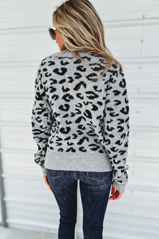 Untamed Spirit Leopard Sweater - Simply Me Boutique