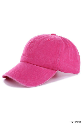 Vintage Washed Baseball Cap 7 COLORS! - Simply Me Boutique