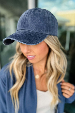 Vintage Washed Baseball Cap - Simply Me Boutique
