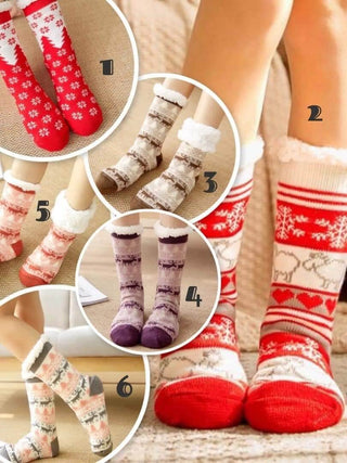 Winter Sherpa Socks - Simply Me Boutique