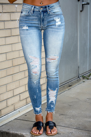 KanCan Star of the Show Distressed Jeans