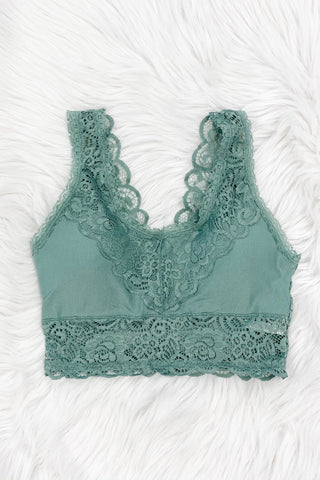 (More colors) Keep it Simple Stretch Lace Bralette