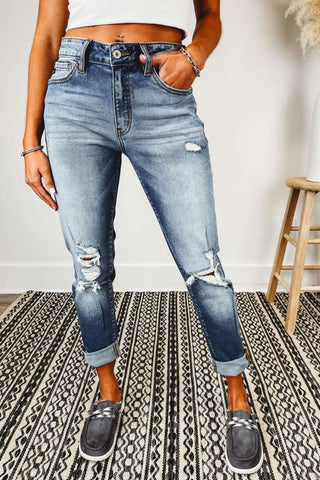 (PREORDER) KANCAN Road Trip Boyfriend Fit Jeans - Simply Me Boutique