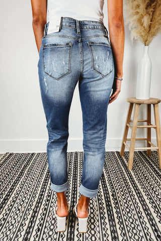 (PREORDER) KANCAN Road Trip Boyfriend Fit Jeans - Simply Me Boutique