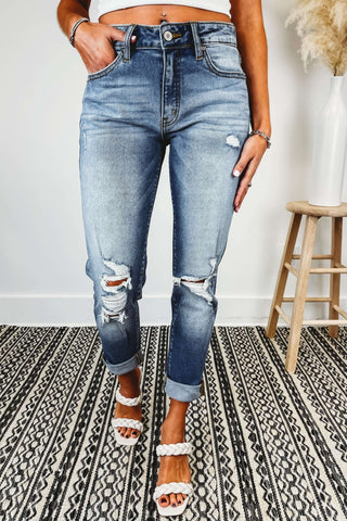 (PREORDER) KANCAN Road Trip Boyfriend Fit Jeans - Simply Me Boutique
