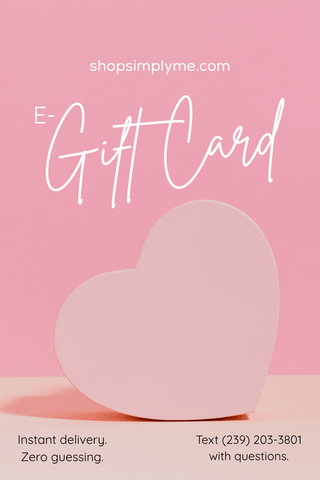E-GIFT CARD - Simply Me Boutique