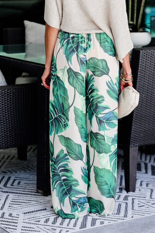 Palm Retreat Wide Leg Pants
