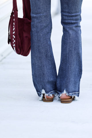 (PREORDER) KANCAN Delcie Mid Rise Bootcut Jeans