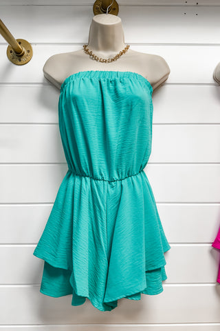 Cabana Wishes Tiered Layer Romper 3 COLORS!