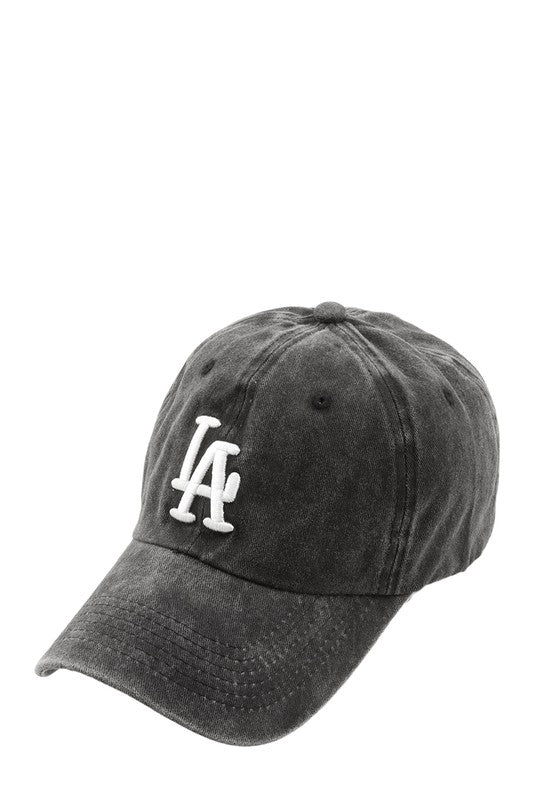 (More colors) Embroidered LA Baseball Cap Hat