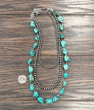 The Turquoise Sierra Layered Necklace