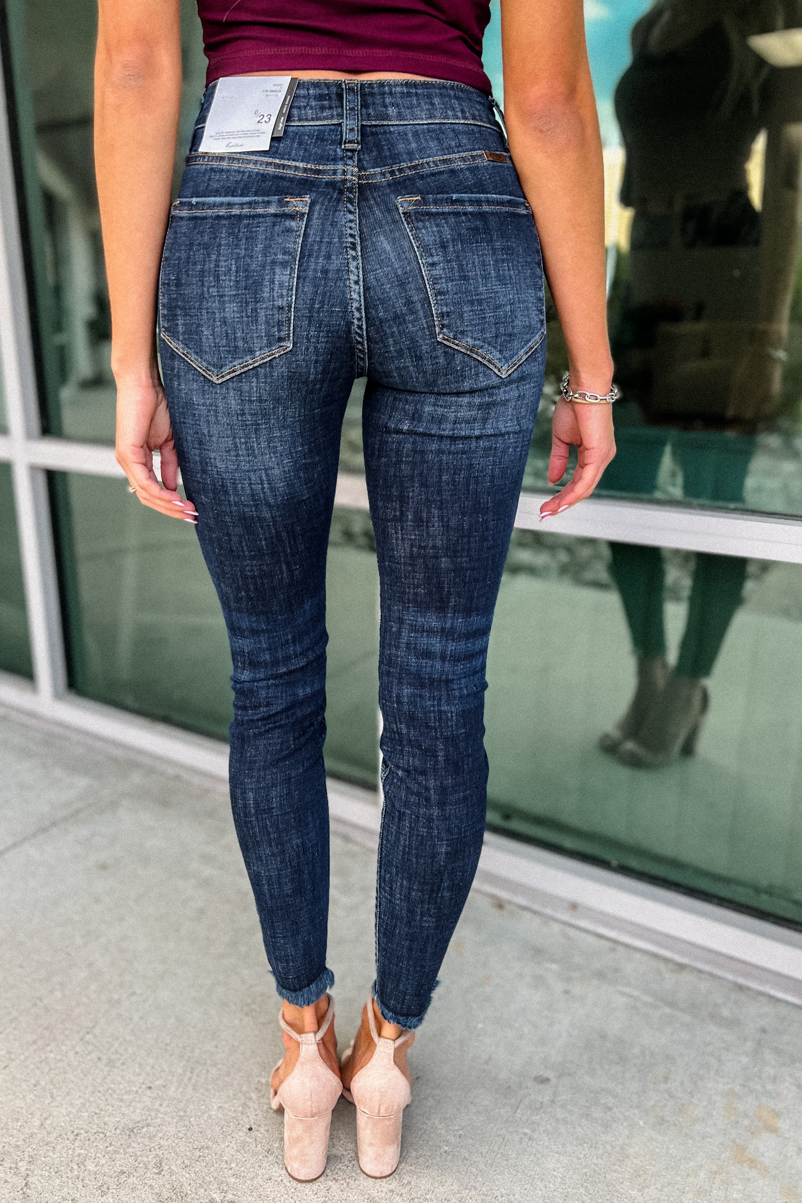 Spring in Your Step Ankle Skinny KANCAN Jeans (Dk Wash) Simply Me Boutique