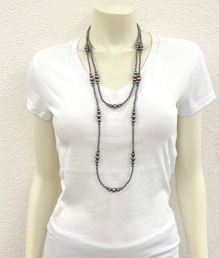 The Jolene Polished Western Bead Layered Necklace