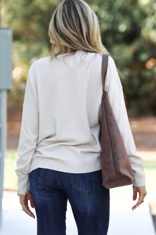SAND BEIGE Better Days Sweater