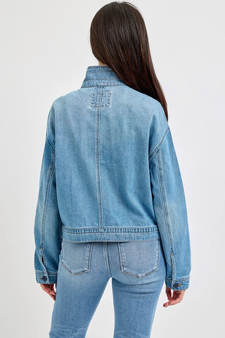 City Chic Short Denim Jacket