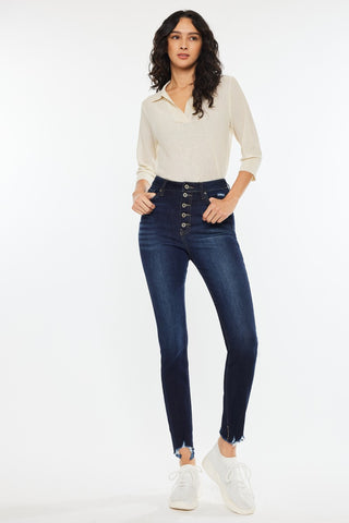 (PREORDER) KANCAN Just Imagine High Rise Jeans Dark Wash