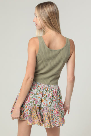 Floral Lane Skort Shorts