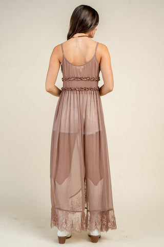 Sweet Surrender Sheer Duster Top